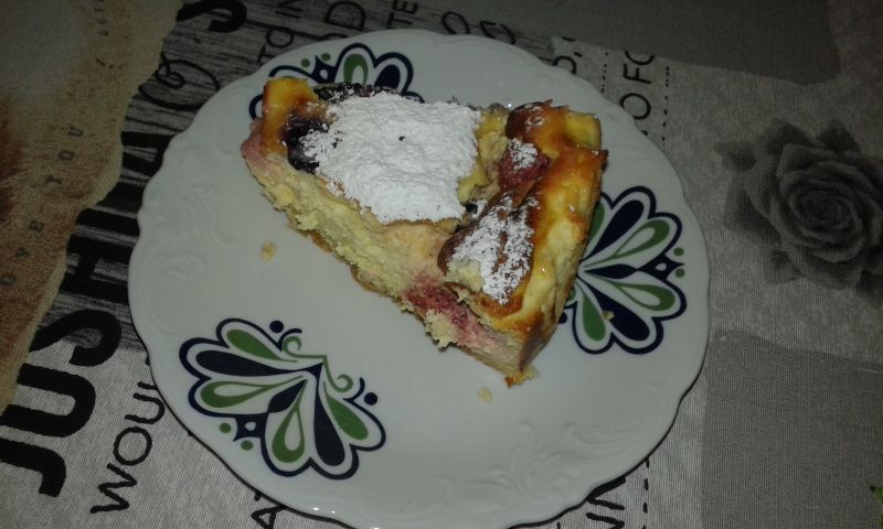 Sernik truskawkowo - borówkowy Sernik truskawkowo - borówkowy