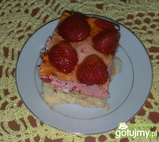 Sernik truskawkowy