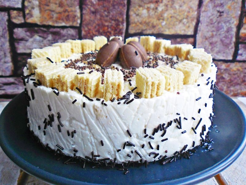 Sernik wafelkowy na zimno Sernik wafelkowy na zimno