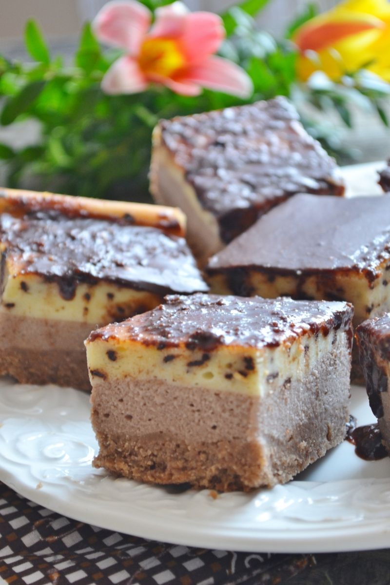 Sernik waniliowo - czekoladowy