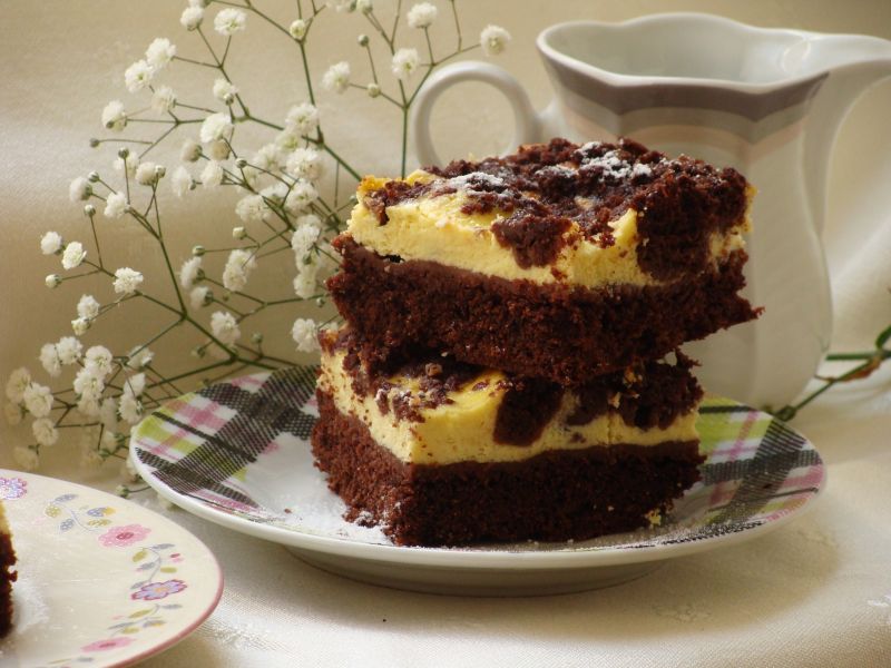 Sernik z białą czekoladą 