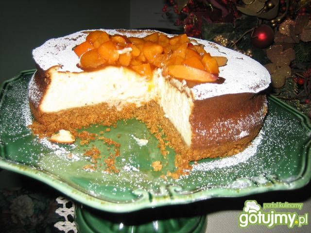 Sernik z białą czzekoladą Sernik z białą czzekoladą