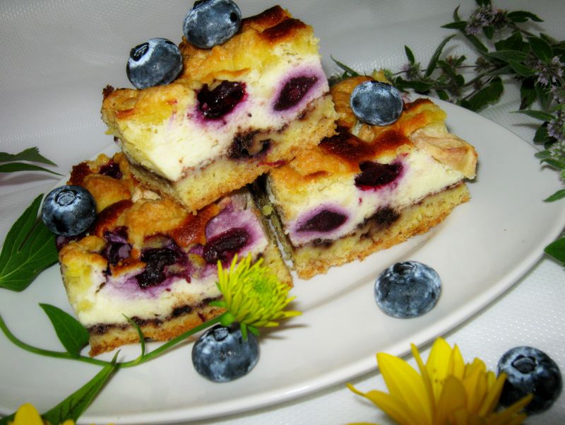 Sernik z borówkami Sernik z borówkami
