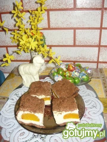 Sernik z brzoskwiniami 15