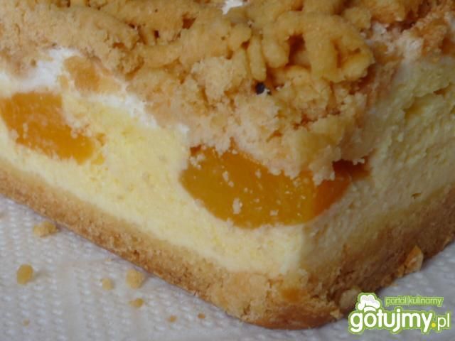 Sernik z brzoskwiniami inaczej Sernik z brzoskwiniami inaczej