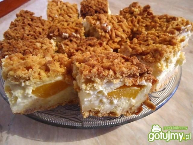 Sernik z brzoskwiniami mojej mamy