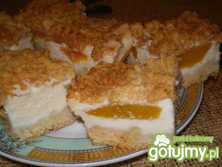 Sernik z brzoswiniami i kruszonką