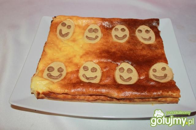 Sernik z budyniem  Sernik z budyniem