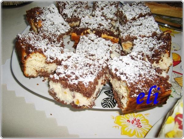 Sernik z ciemnym ciastem kokosowym Eli