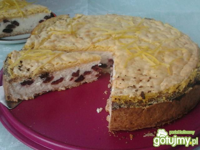 Sernik z cytrynową pianką Sernik z cytrynową pianką