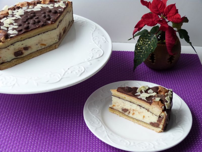 Sernik z czekoladą