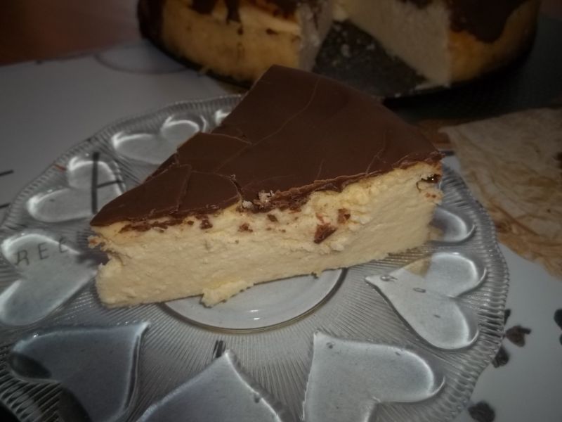 Sernik z czekoladą Sernik z czekoladą