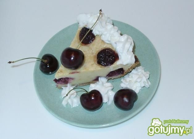 Sernik z czereśniami wg Polpal