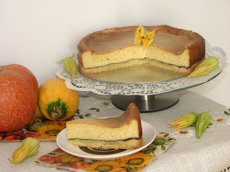 Sernik z dynią i mascarpone