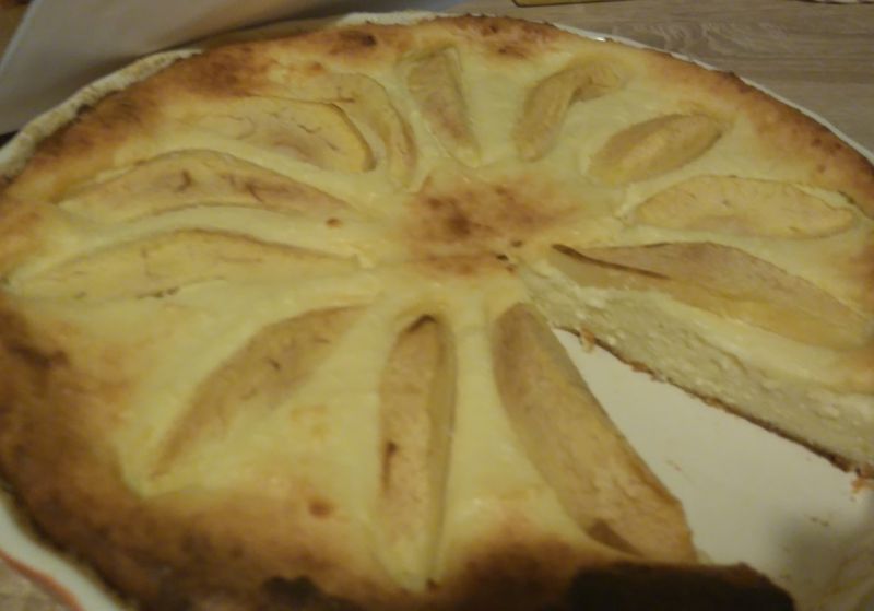 Sernik z gruszkami Sernik z gruszkami