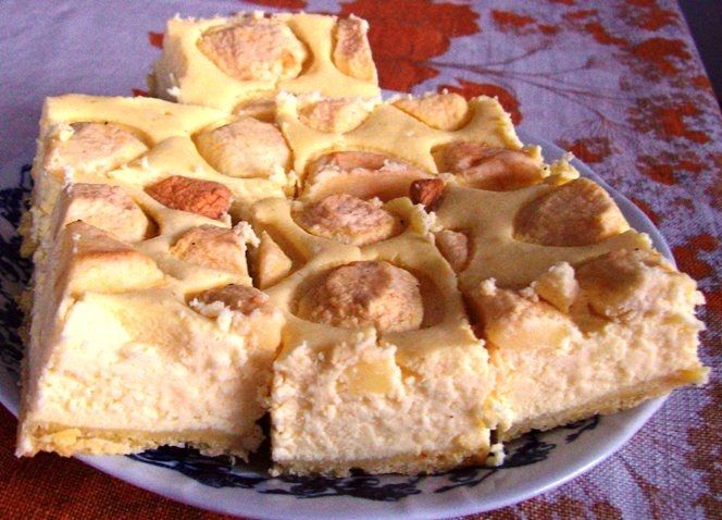 Sernik z jabłkami Sernik z jabłkami