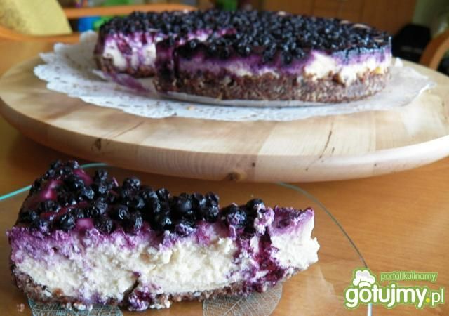 Sernik z jagodami Sernik z jagodami