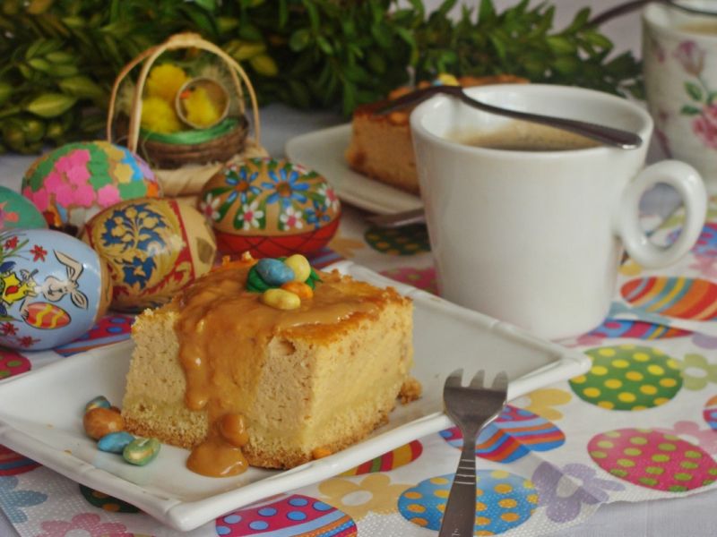 Sernik z kajmakiem  Sernik z kajmakiem