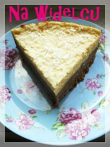 Sernik z kaszą jaglaną