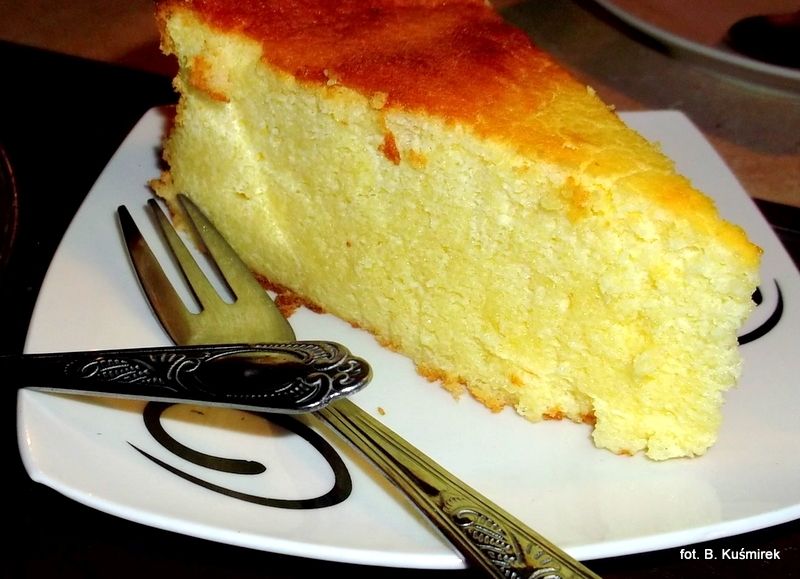 Sernik z kaszą manną Sernik z kaszą manną