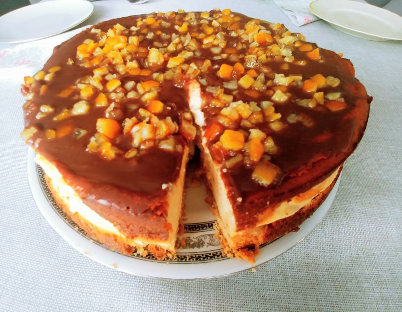 Sernik z krówkową nutą