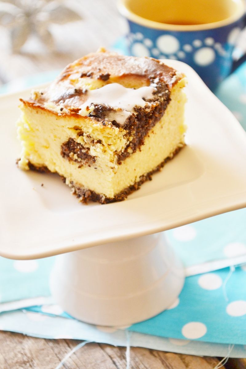 Sernik z kulkami maku Sernik z kulkami maku