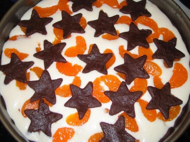 Sernik z mandarynkami