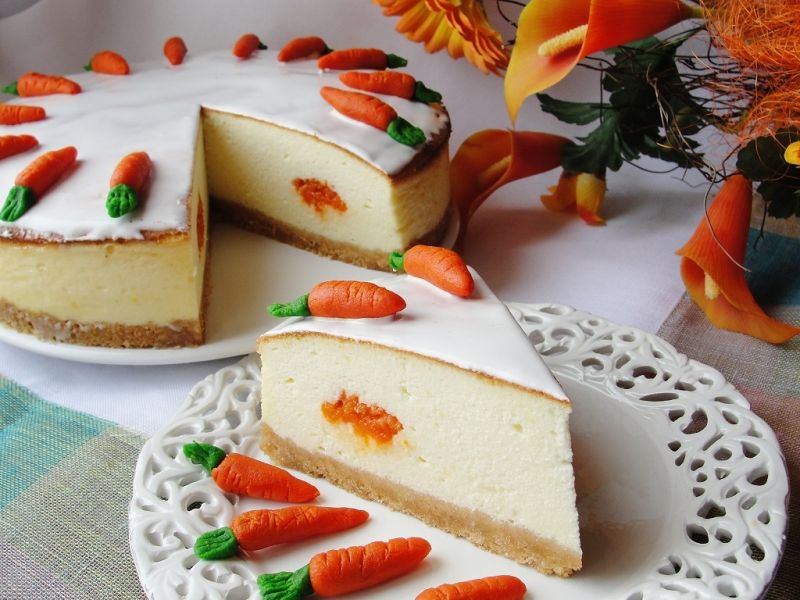 Sernik z marchewką