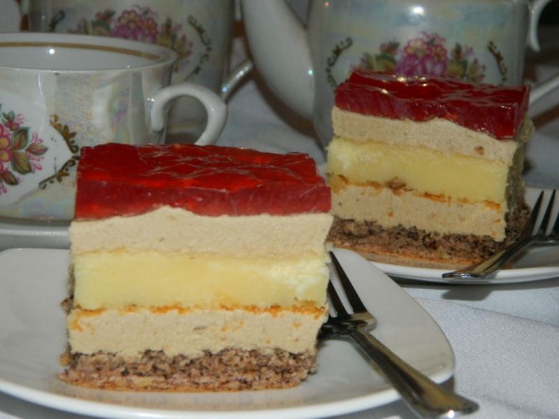 Sernik z masą cappuccino