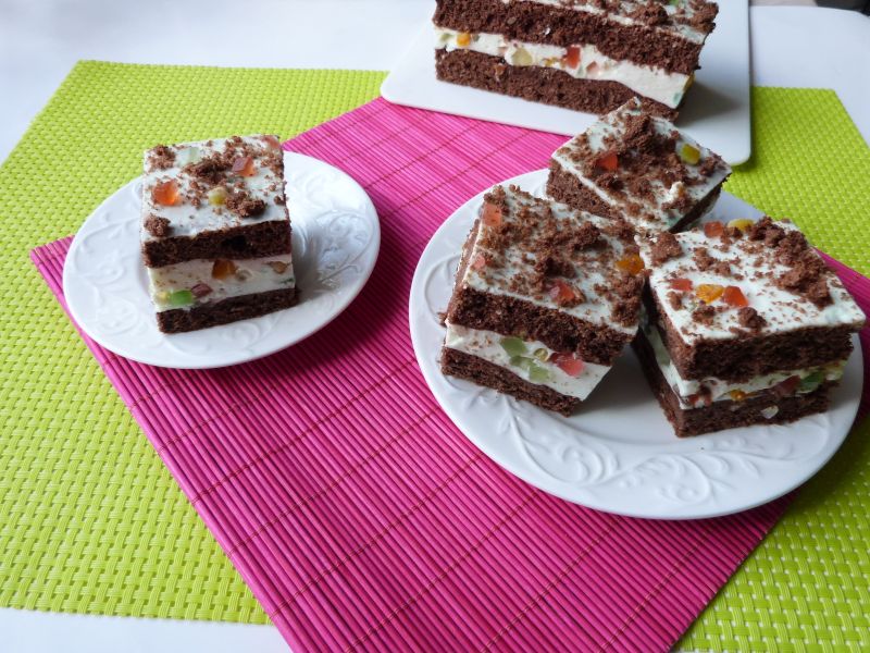 Sernik z mieszanką keksową Sernik z mieszanką keksową