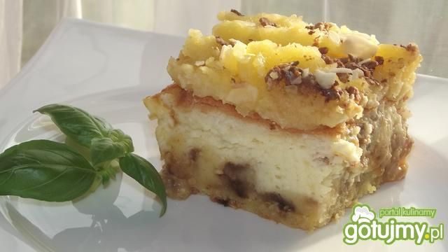 Sernik z migdałami Sernik z migdałami