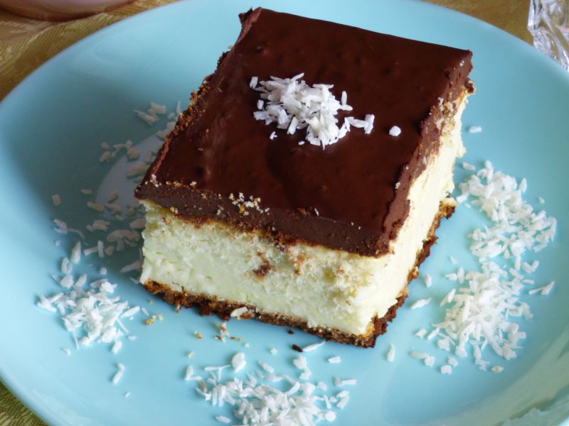Sernik z mlekiem kokosowym  Sernik z mlekiem kokosowym