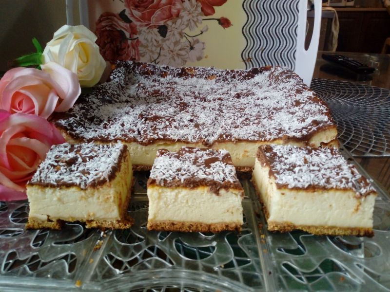 Sernik z mlekiem w proszku Sernik z mlekiem w proszku