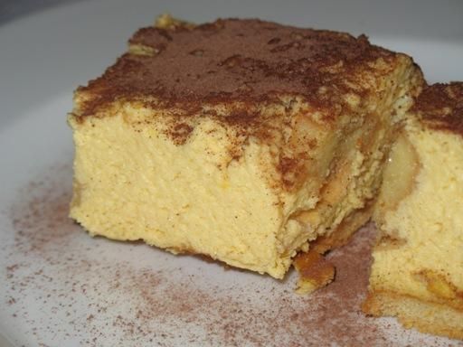 Sernik z musem dyniowym