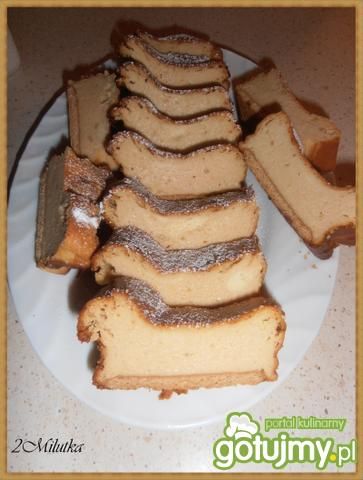 Sernik z nutellą na herbatnikach Sernik z nutellą na herbatnikach