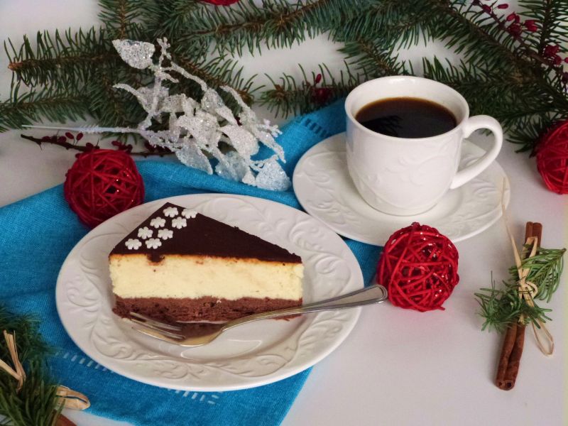 Sernik z nutką piernika