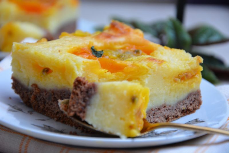 Sernik z owocem kaktusa Sernik z owocem kaktusa