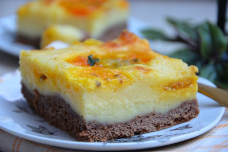 Sernik z owocem kaktusa Sernik z owocem kaktusa