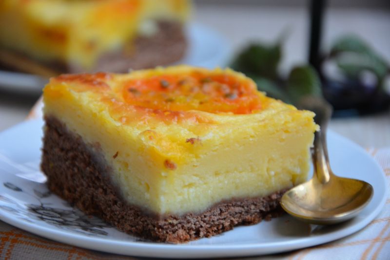 Sernik z owocem kaktusa Sernik z owocem kaktusa