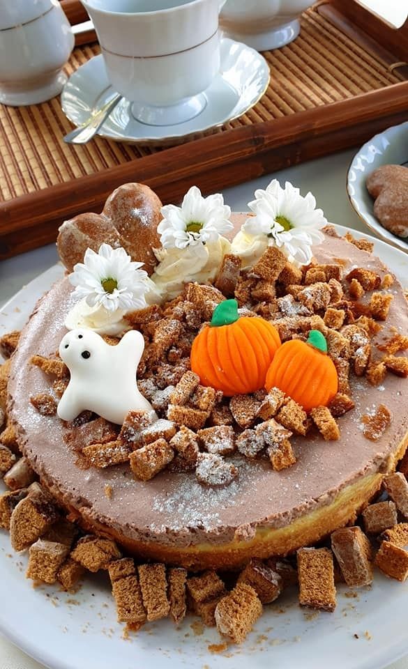 Sernik z piernikową pianką 