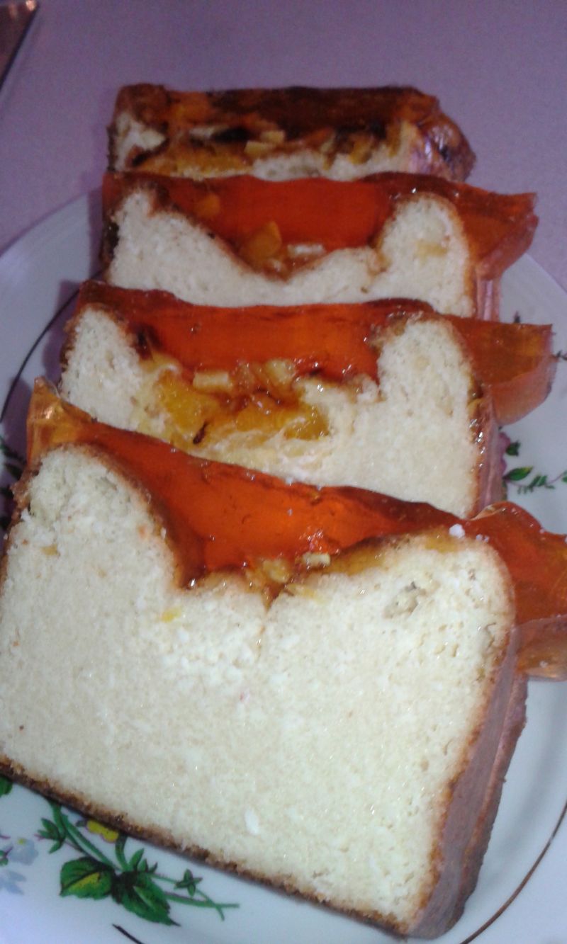 Sernik z pomarańczą i galaretką