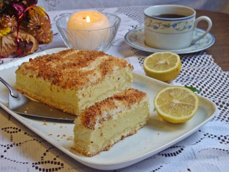 Sernik z pomarańczowym aromatem Sernik z pomarańczowym aromatem