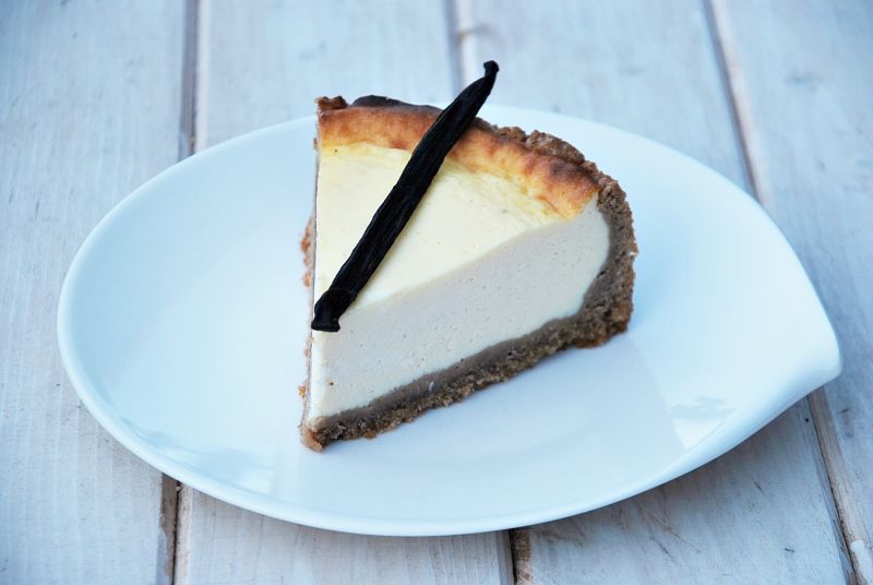 Sernik z prawdziwą wanilią Sernik z prawdziwą wanilią