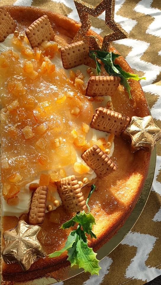 Sernik z ricotty, ze skórką pomarańczową