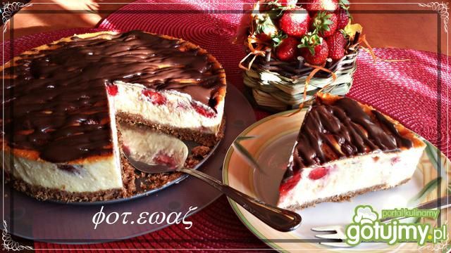 Sernik z truskawkami 4 Sernik z truskawkami 4