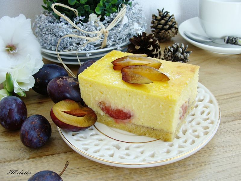 Sernik z węgierkami Sernik z węgierkami