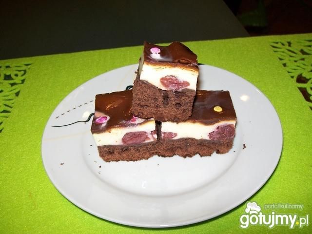 Sernik z wiśniami wg madi