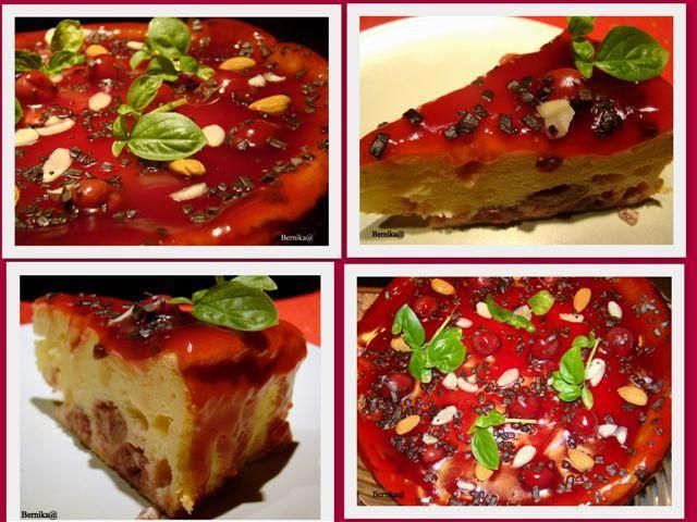 Sernik z wiśniami wg Monsai  Sernik z wiśniami wg Monsai