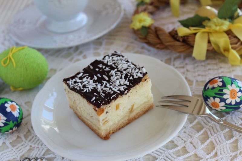 Sernik z ziemniakami na kruchym spodzie