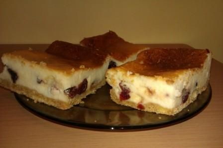 Sernik z żurawiną wg Beaty